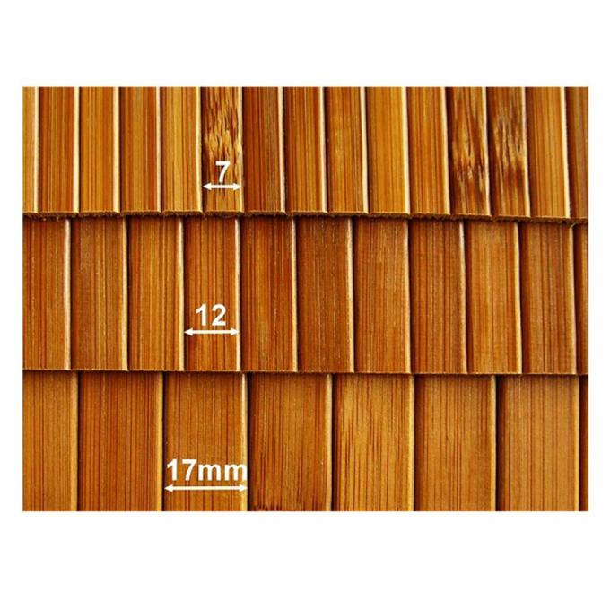 Painéis de bambu natural Painéis de revestimento de parede flexíveis Para decoração de sala de estar, azulejos de teto Cozinhas ao ar livre 1