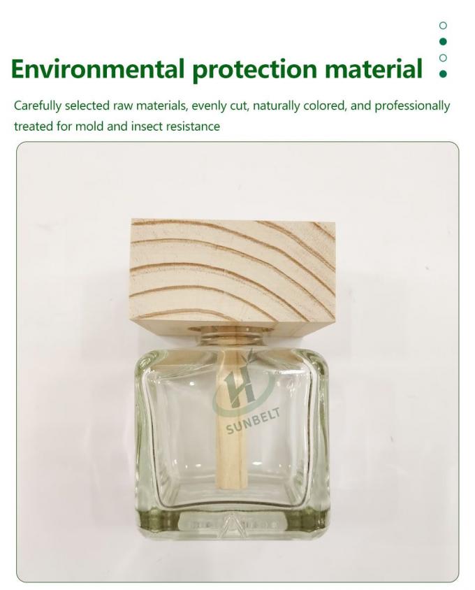 Capas de difusores de madeira natural ecológicas e estéticas com dispersão óptima de odores 1