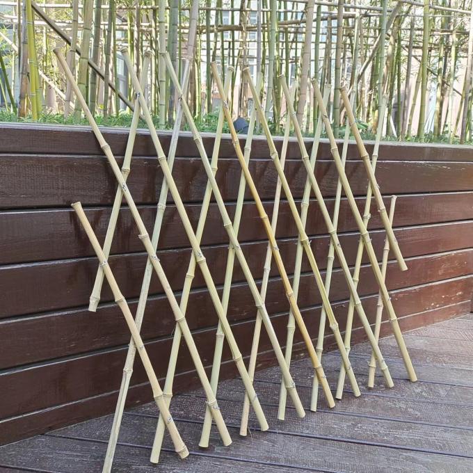 Natural Bamboo Expandable Garden Trellis & Fence for Outdoor Garden 0