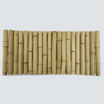 Cercas de bordas de bambu para jardins