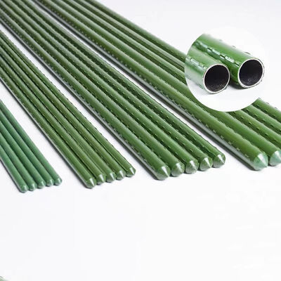 Estacas de Metal Revestidas de Plástico Estacas Verdes de Jardim para Suporte de Plantas Trepadeiras Paisagismo Cercas