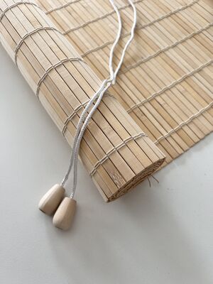 Cortinas de rolo de bambu ecológicas naturais, persianas de estilo romano para decoração de privacidade interna e externa
