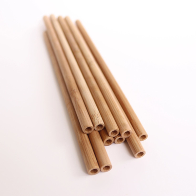 Biodegradável Compostable das palhas reusáveis de bambu amigáveis de Eco com Straw Cleaner