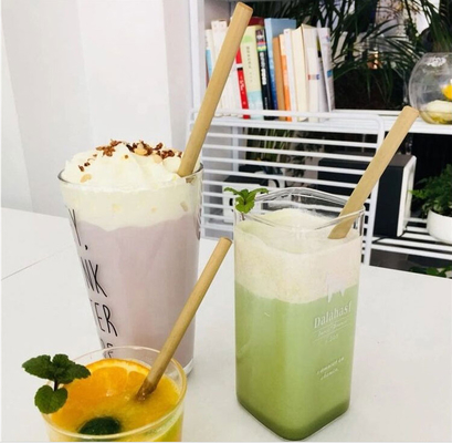 Beber frio de Straw Healthy Natural Straw Coffee das palhas de bambu descartáveis duráveis