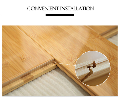 O revestimento laminado de bambu vertical carbonizou o revestimento contínuo da cor interno