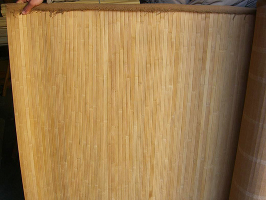 Do papel de parede 3D decorativo de bambu da grão de Moso rolo almofadando de bambu com teste padrão natural