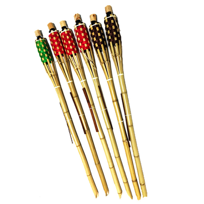 tochas de bambu de 120cm com o cartucho largo do óleo da boca do metal impermeável