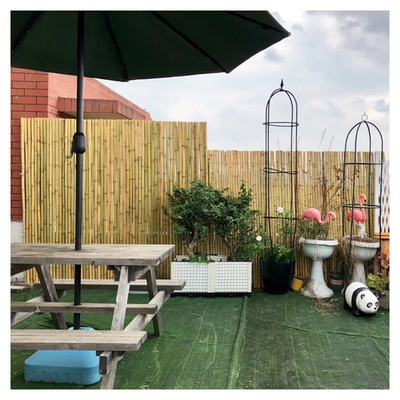 Cerca exterior de bambu decorativa do jardim de Tonkin Bamboo 1.5m da cerca do quintal