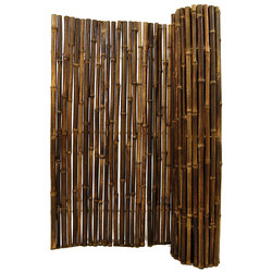 Cerca rolada de bambu de exame de bambu colorida natural do jardim de 240cm