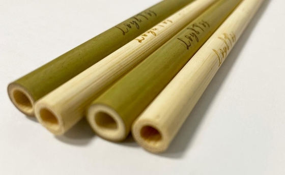 Palhas bebendo reusáveis Juice Usage das palhas de bambu descartáveis amigáveis de Eco