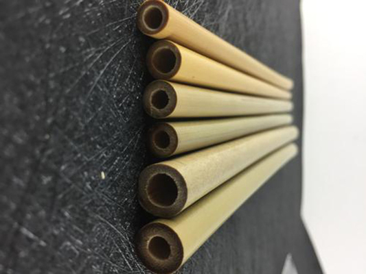 Palhas de bambu descartáveis do calibre menor biodegradável 20cm feitos sob encomenda
