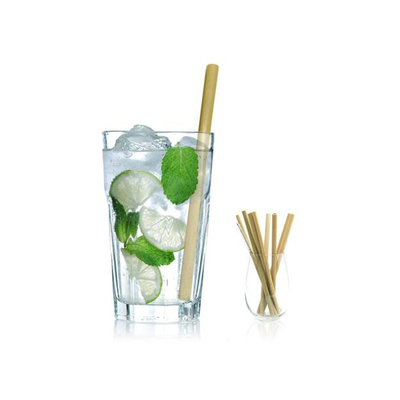 do uso de bambu descartável da bebida das palhas de 22.5cm palha bebendo de bambu