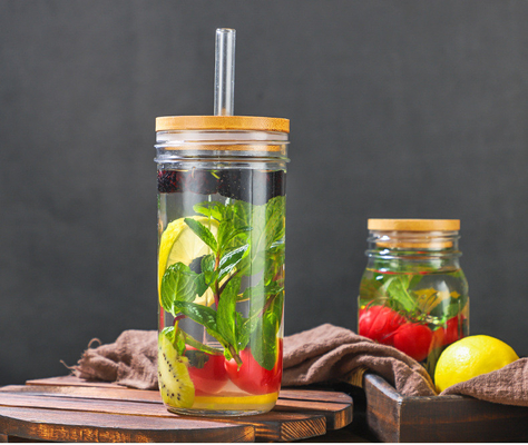 A vela do frasco de Ring Bamboo Jar Lid Storage do silicone range as tampas herméticas de bambu