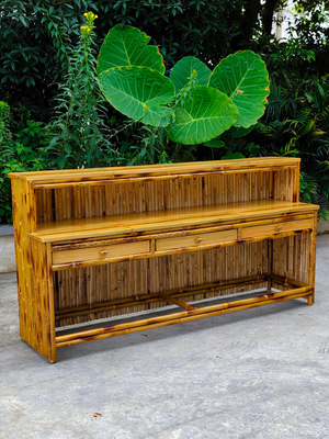 Da tabela de bambu de Tiki Bars With Counter Beverage do partido da praia barras dobráveis da praia