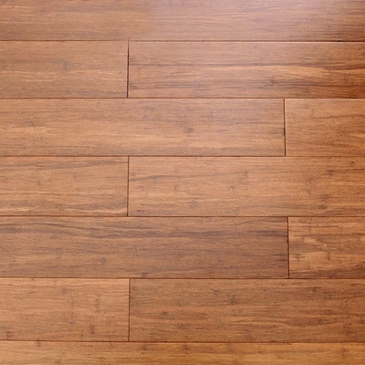 A estratificação impermeável de alto brilho horizontal do revestimento de bambu contínuo amigável de Eco carbonizou