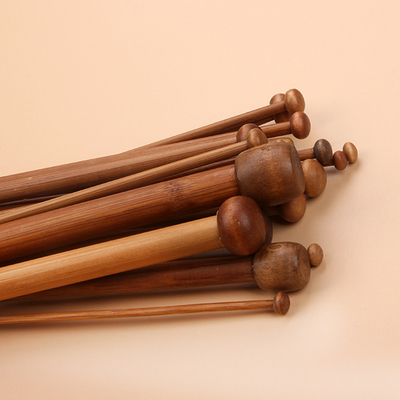 Cabeça de bambu carbonizada das agulhas de confecção de malhas única que faz malha para peúgas mornas do lenço