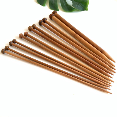 12Pcs ajustou agulhas de confecção de malhas de bambu claras da circular escolhe a confecção de malhas aguçado para a confecção de malhas feito a mão de DIY