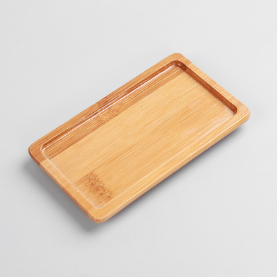 Pousas-copos de madeira de bambu carbonizadas impermeáveis leves para o Kitchenware de vidro