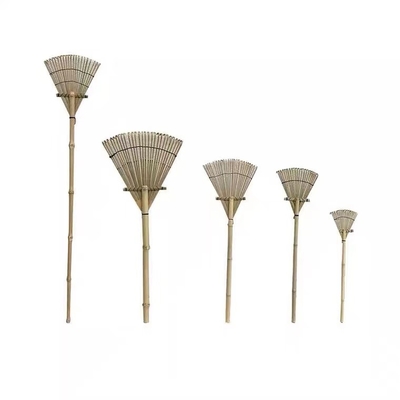 12 ancinho de bambu do gramado do jardim do ancinho de Gress do ancinho do peso leve dos dentes 140cm