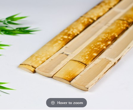 As venezianas de bambu grossas da matéria prima de bambu natural de Moso para a decoração Handcraft