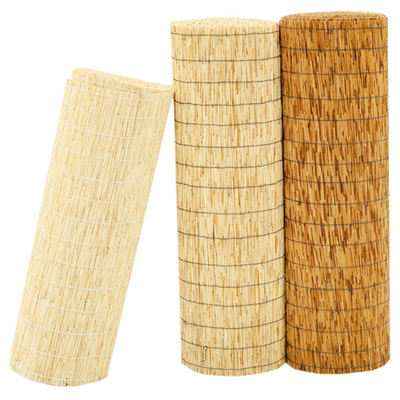 Peso de vime natural Willow Fence For Yards Privacy de Panels Roller Light da cerca