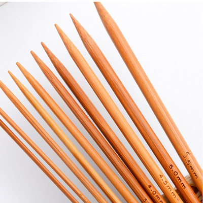 Cabeça de bambu das agulhas a única que costura a agulha de crochê do punho das ferramentas carbonizou a confecção de malhas