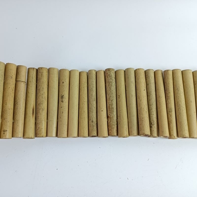 20x100cm Cane Bamboo Edging Border Fence para o balcão pequeno do jardim decorativo