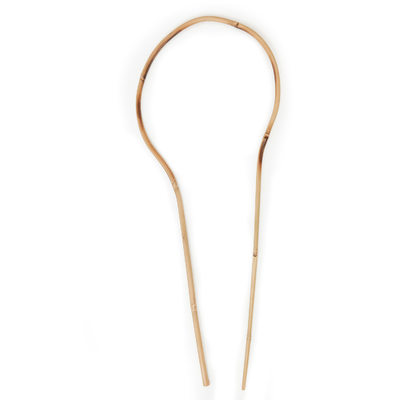 O bambu 100% da matéria prima estaca 6m as aros da forma que de U Handcrafted a flor do apoio da treliça