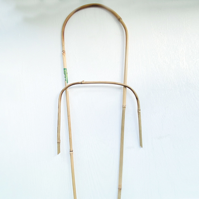 O bambu 100% da matéria prima estaca 6m as aros da forma que de U Handcrafted a flor do apoio da treliça