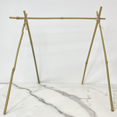 O bambu de bambu natural personalizado da matéria prima estaca o diâmetro do comprimento 6mm de 40cm 60cm 90cm