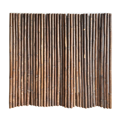 Cerca de bambu pintada material de bambu natural Privacy Garden Border de Panels Rolled Bamboo da cerca
