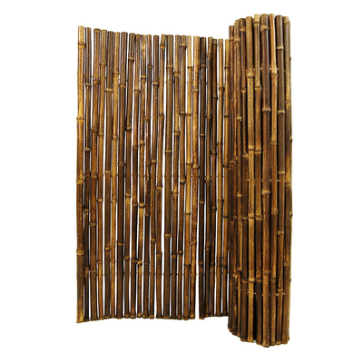 Cerca de bambu pintada material de bambu natural Privacy Garden Border de Panels Rolled Bamboo da cerca