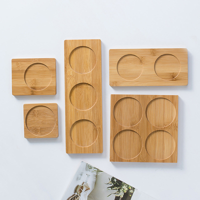 Tampas de bambu da matéria prima de bambu feita sob encomenda com anel do selo do silicone para Mason Jars de vidro