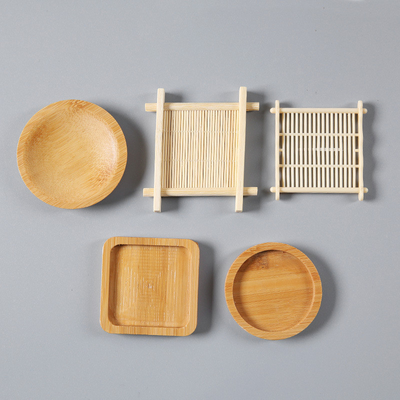 Tampas de bambu da matéria prima de bambu feita sob encomenda com anel do selo do silicone para Mason Jars de vidro