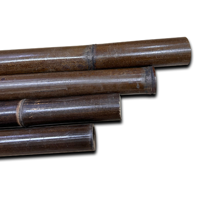 do verde de bambu cru da pintura de 150cm estacas de bambu decorativas pretas vermelhas do jardim Polos