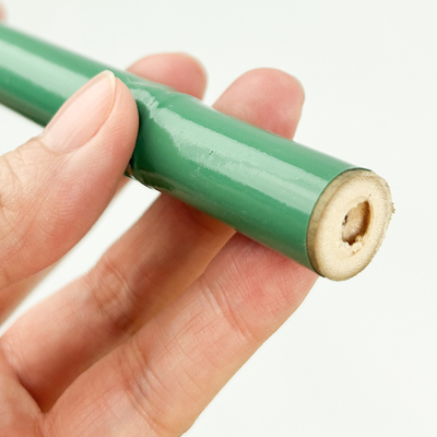 Cor de pintura preta carbonizada natural 3 pés de varas de bambu para a decoração