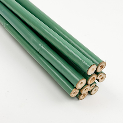 Cor de pintura preta carbonizada natural 3 pés de varas de bambu para a decoração