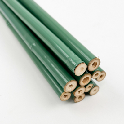 Cor de pintura preta carbonizada natural 3 pés de varas de bambu para a decoração