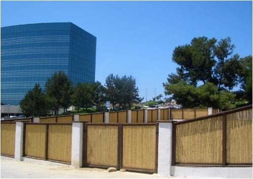 Casa verde do jardim de bambu decorativo fumado do berçário de Screen Fencing For da cerca