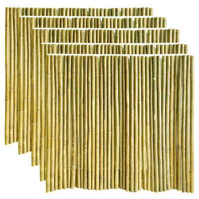 Cerca de bambu decorativa reutilizável personalizada para decoração de fazenda