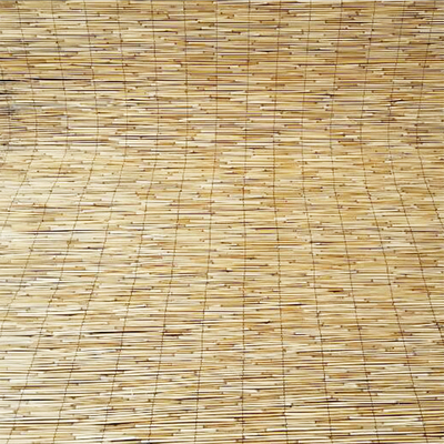 Cerca de palheta laminada decorativa leve ecologicamente correta painéis naturais rolo para quintal
