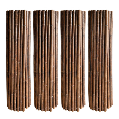 tela de bambu de 2x1.5m que cerca o jardim almofadando de bambu da casa de Decotative do quintal