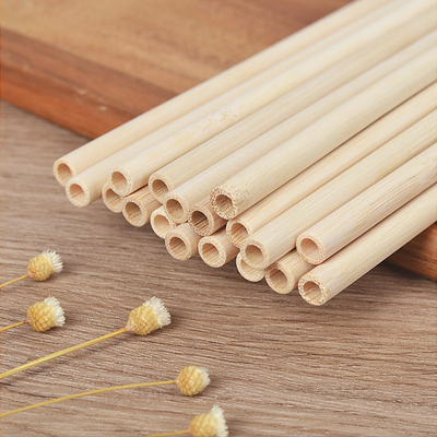 do uso de bambu descartável da bebida das palhas de 22.5cm palha bebendo de bambu