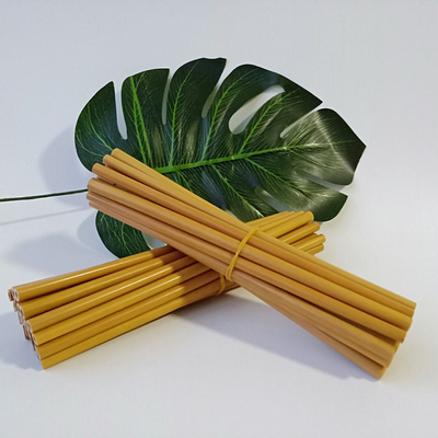 Palhas descartáveis de bambu de 100% 19cm 22cm para o uso bebendo orgânico das crianças
