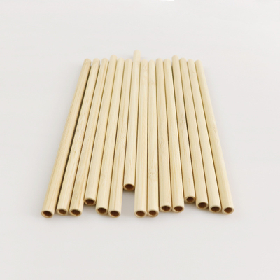 Palhas reusáveis de bambu das palhas de bambu amigáveis de Eco para beber do restaurante da barra do café