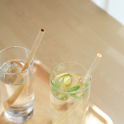 Beber frio de Straw Healthy Natural Straw Coffee das palhas de bambu descartáveis duráveis