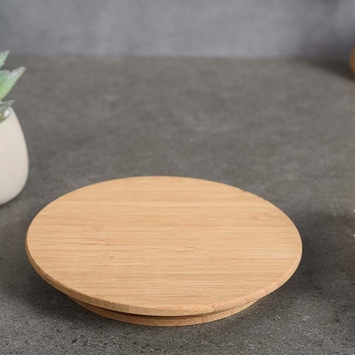 Tampas de colocação em latas reusáveis de bambu de madeira para o café das ervas do chá do armazenamento do cereal do alimento