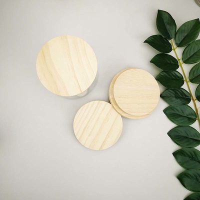 Tampas de bambu do frasco da tampa Leakproof de Canninng com furo Straw Bottle Caps Kitchen Lids