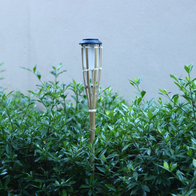 Cartucho de bambu exterior do óleo de Tiki Torch With Refillable Replacement do jardim da jarda