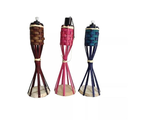 tochas de bambu de 120cm com o cartucho largo do óleo da boca do metal impermeável